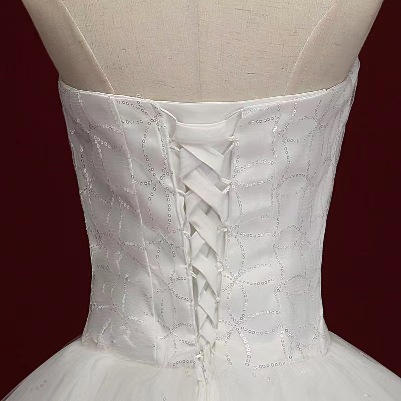 CHRIS&JE Wedding Dresses Bridal Dresses with Thin, Simple, and Dreamy Chest Dresses